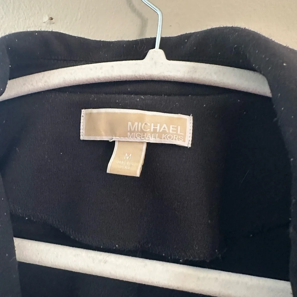 Michael Kors Classic Black Women's Blazer M - Picture 3 of 5